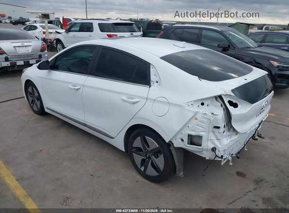 KMHC85LC9MU255636 2021 HYUNDAI IONIQ HYBRID White Tył lewy