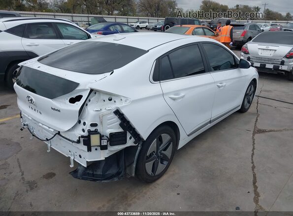 KMHC85LC9MU255636 2021 HYUNDAI IONIQ HYBRID White Tył prawy