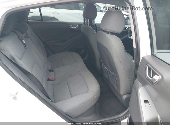 KMHC85LC9MU255636 2021 HYUNDAI IONIQ HYBRID White Widok naklejki z numerem VIN