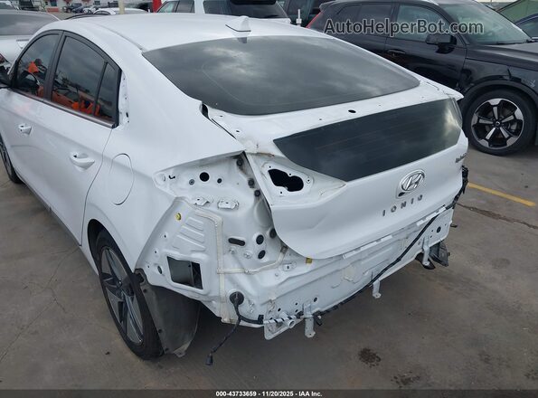 KMHC85LC9MU255636 2021 HYUNDAI IONIQ HYBRID White Widok z przodu