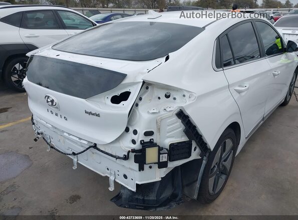 KMHC85LC9MU255636 2021 HYUNDAI IONIQ HYBRID White 