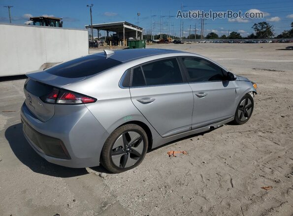 KMHC85LCXMU255905 2021 HYUNDAI IONIQ Серебряный Задняя правая четверть