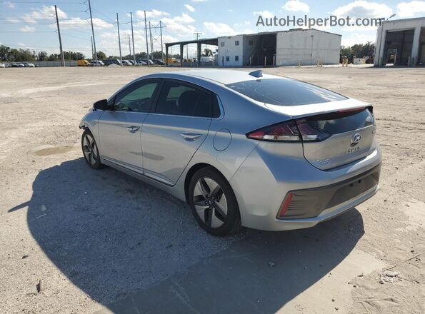 KMHC85LCXMU255905 2021 HYUNDAI IONIQ Серебряный Задняя левая четверть