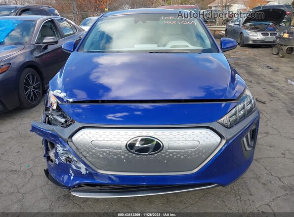 KMHC85LJ5LU061537 2020 HYUNDAI IONIQ ELECTRIC Blue Widok zestawu wskaźników