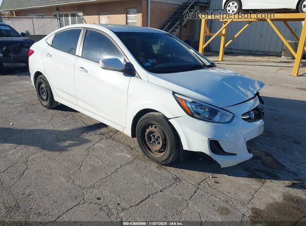 KMHCT4AE3HU336599 2017 HYUNDAI ACCENT White Передня права чверть