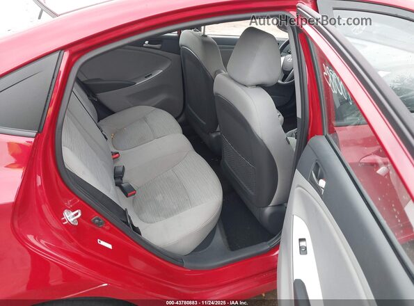 KMHCT4AE4GU000698 2016 HYUNDAI ACCENT Red VIN კოდის სტიკერის ხედი