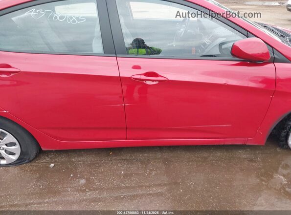 KMHCT4AE4GU000698 2016 HYUNDAI ACCENT Red 
