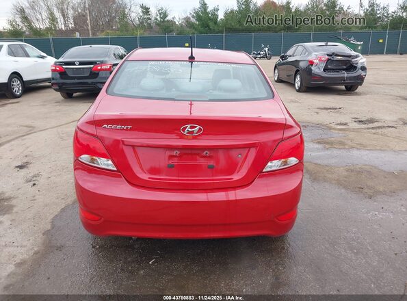 KMHCT4AE4GU000698 2016 HYUNDAI ACCENT Red 