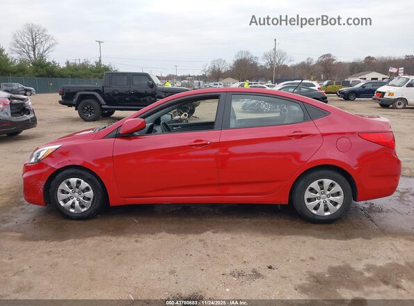 KMHCT4AE4GU000698 2016 HYUNDAI ACCENT Red სალონის 360-გრადუსიანი ხედი
