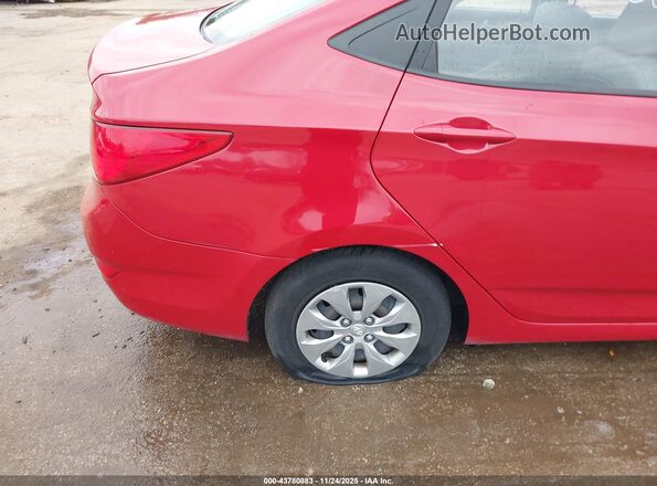 KMHCT4AE4GU000698 2016 HYUNDAI ACCENT Red 