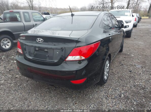 KMHCT4AEXHU339452 2017 HYUNDAI ACCENT Черный Задняя правая четверть
