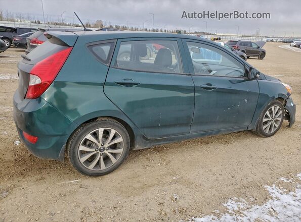 KMHCU5AE7GU272097 2016 HYUNDAI ACCENT Green Tył prawy