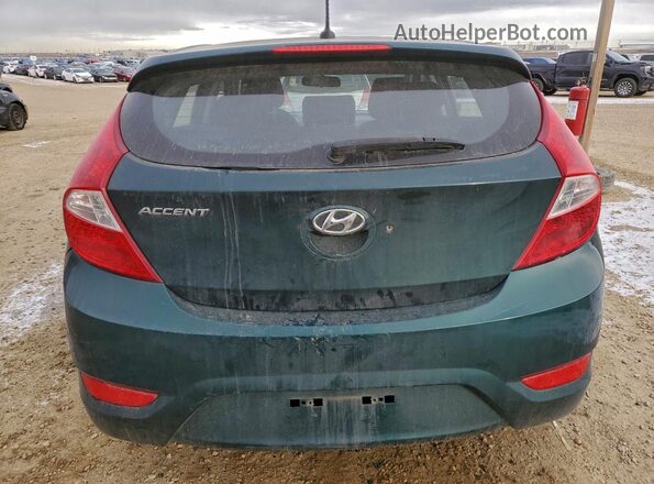 KMHCU5AE7GU272097 2016 HYUNDAI ACCENT Green Widok z tyłu