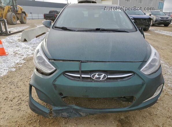 KMHCU5AE7GU272097 2016 HYUNDAI ACCENT Green Widok z przodu