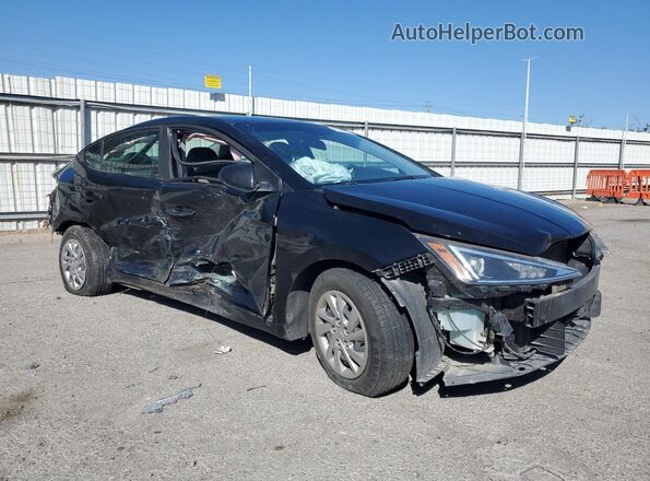 KMHD74LFXLU038770 2020 HYUNDAI ELANTRA Black Przód prawy