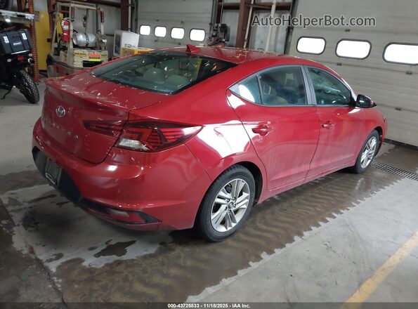 KMHD84LF8KU769189 2019 HYUNDAI ELANTRA Красный Задняя правая четверть