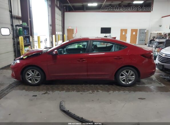 KMHD84LF8KU769189 2019 HYUNDAI ELANTRA Красный Панорамный вид салона 360°