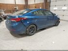 2016 Hyundai Elantra Se Синий vin: KMHDH4AE9GU643618