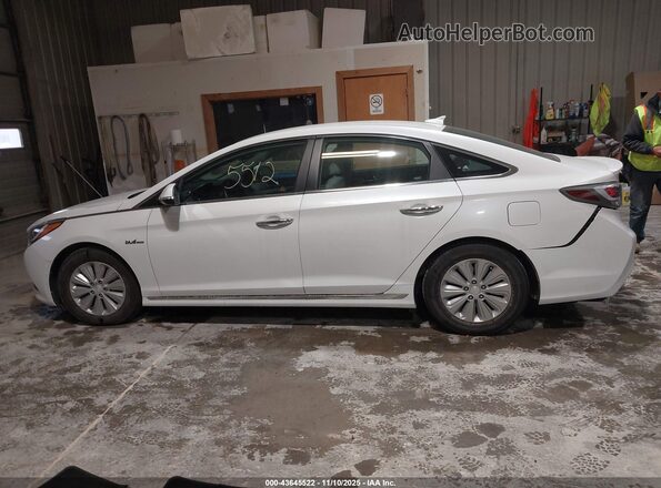 KMHE24L15HA045822 2017 HYUNDAI SONATA HYBRID Серебряный Панорамный вид салона 360°