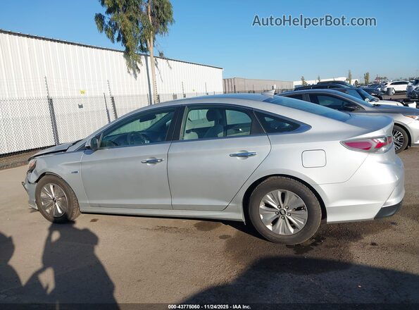 KMHE24L36KA085044 2019 HYUNDAI SONATA HYBRID Серебряный Панорамный вид салона 360°