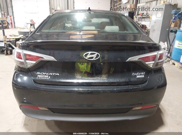 KMHE34L17GA026247 2016 HYUNDAI SONATA HYBRID Черный 