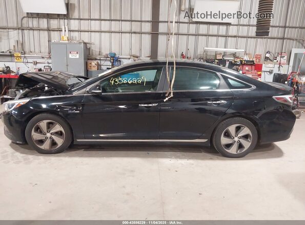 KMHE34L17GA026247 2016 HYUNDAI SONATA HYBRID Черный Панорамный вид салона 360°