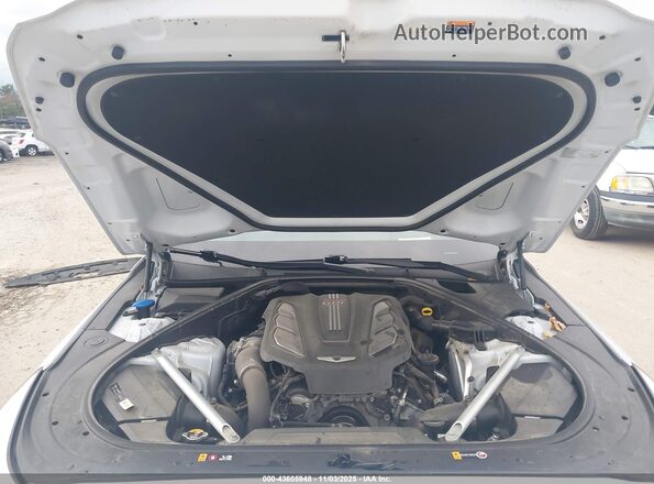 KMHG34JAXJU045182 2018 GENESIS G90 Белый Вид сзади