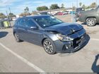 2018 Hyundai Elantra Gt   Gray vin: KMHH35LE0JU035559
