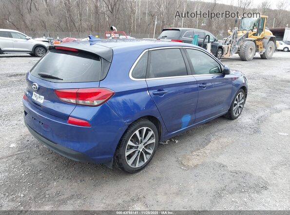 KMHH35LE3KU102995 2019 HYUNDAI ELANTRA GT Синий Задняя правая четверть