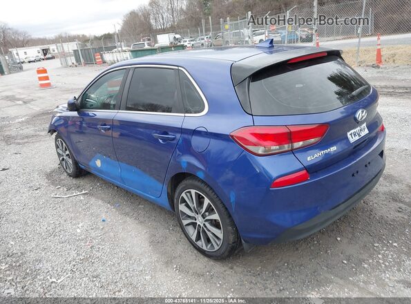 KMHH35LE3KU102995 2019 HYUNDAI ELANTRA GT Синий Задняя левая четверть