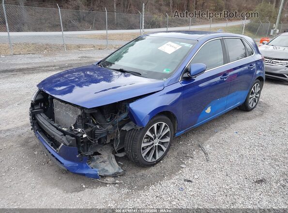 KMHH35LE3KU102995 2019 HYUNDAI ELANTRA GT Синий Передняя левая четверть