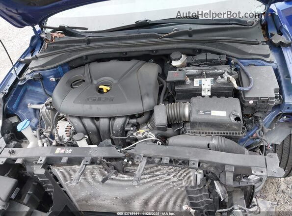 KMHH35LE3KU102995 2019 HYUNDAI ELANTRA GT Синий Вид сзади