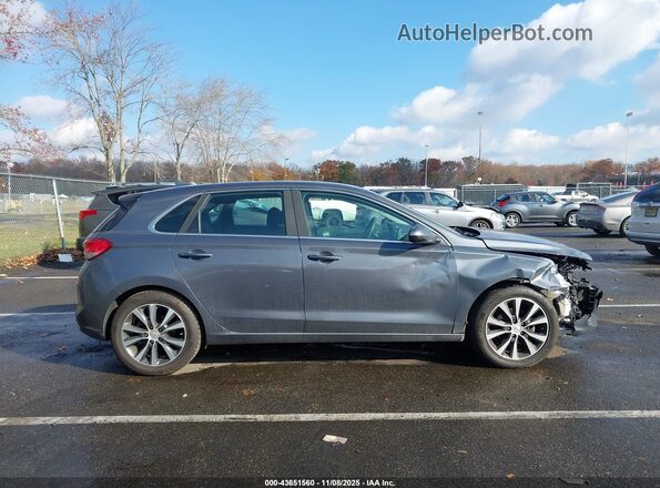 KMHH35LE4JU074865 2018 HYUNDAI ELANTRA GT Gray Widok wnętrza z tyłu