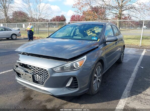 KMHH35LE4JU074865 2018 HYUNDAI ELANTRA GT Gray Przód lewy