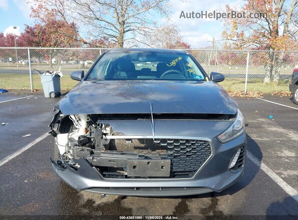KMHH35LE4JU074865 2018 HYUNDAI ELANTRA GT Gray Widok zestawu wskaźników