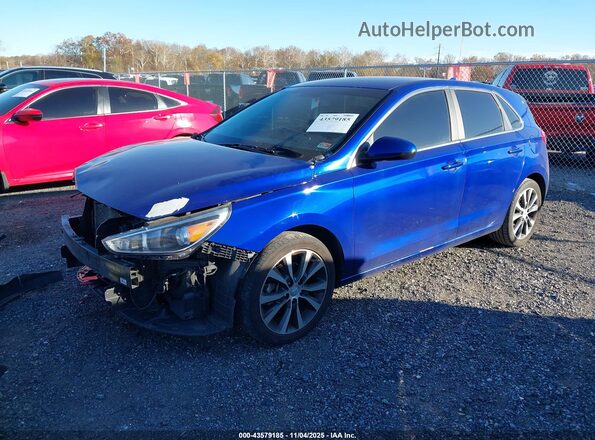 KMHH35LE7KU118410 2019 HYUNDAI ELANTRA GT Blue Przód lewy
