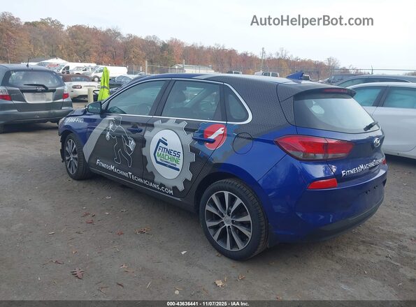 KMHH35LE9JU076787 2018 HYUNDAI ELANTRA GT Синий Задняя левая четверть