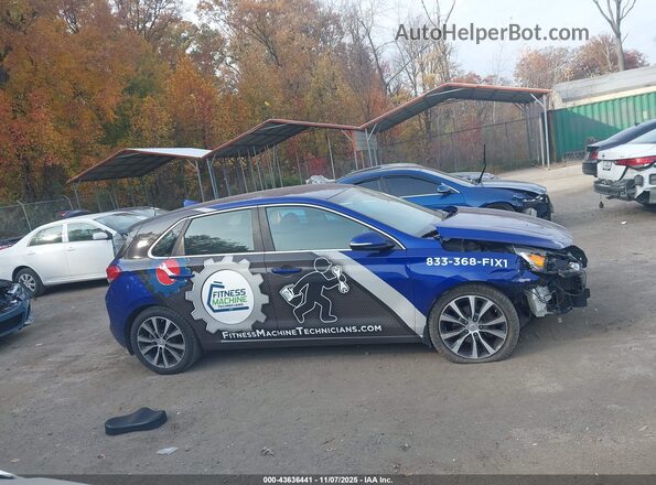 KMHH35LE9JU076787 2018 HYUNDAI ELANTRA GT Синий Вид задней части салона