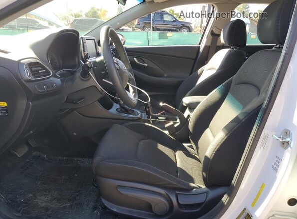 KMHH35LEXKU088920 2019 HYUNDAI ELANTRA White Widok wnętrza z przodu