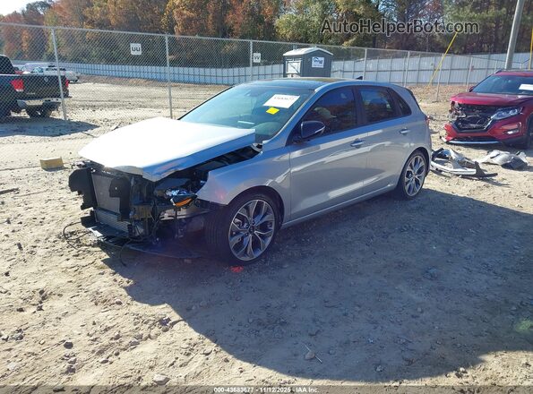 KMHH55LC1LU126819 2020 HYUNDAI ELANTRA GT Серебряный Передняя левая четверть