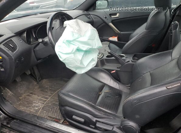 KMHHT6KJ5GU136299 2016 HYUNDAI GENESIS Black Vista interior delantera