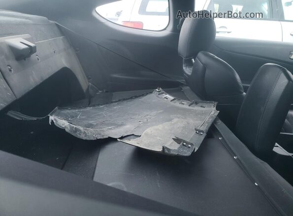 KMHHT6KJ5GU136299 2016 HYUNDAI GENESIS Black Vista de los asientos traseros