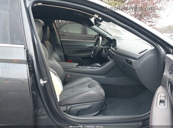KMHL14JC8NA218159 2022 HYUNDAI SONATA Gray Widok wnętrza z przodu