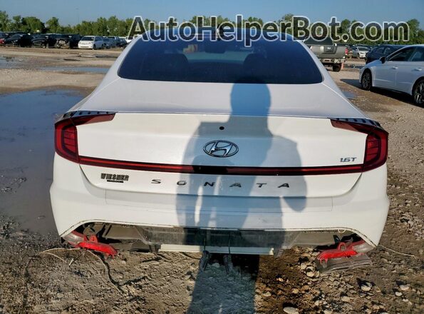 KMHL44J20NA237948 2022 HYUNDAI SONATA Белый Вид сзади