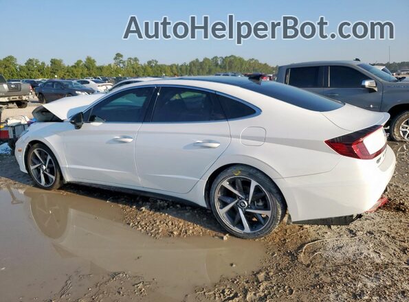 KMHL44J20NA237948 2022 HYUNDAI SONATA Белый Задняя левая четверть