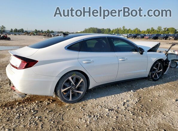 KMHL44J20NA237948 2022 HYUNDAI SONATA Белый Задняя правая четверть