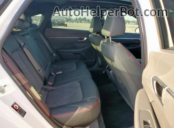 KMHL44J20NA237948 2022 HYUNDAI SONATA Белый Вид задних сидений
