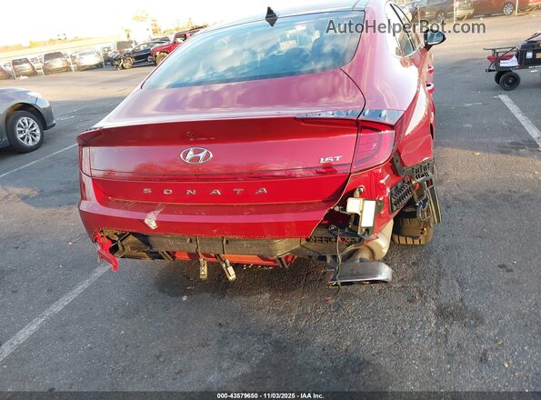 KMHL44J27PA327486 2023 HYUNDAI SONATA Красный Вид спереди