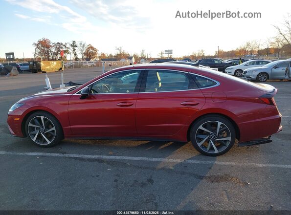 KMHL44J27PA327486 2023 HYUNDAI SONATA Красный 