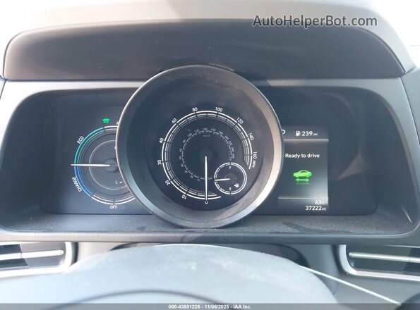 KMHLM4AJ4NU020862 2022 HYUNDAI ELANTRA HYBRID Black Widok tylnych siedzeń